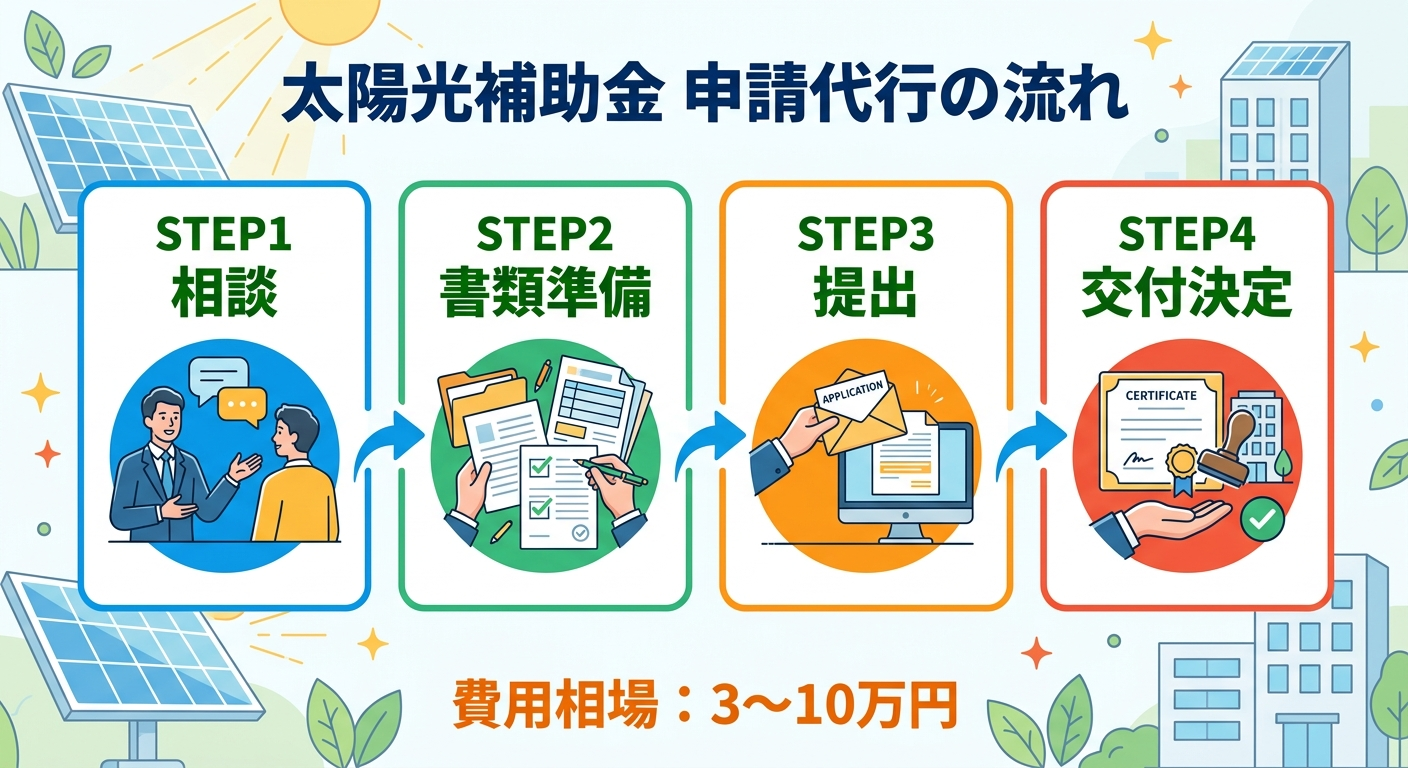 太陽光発電の補助金申請は代行できる?費用相場・依頼先の選び方【2026年版】