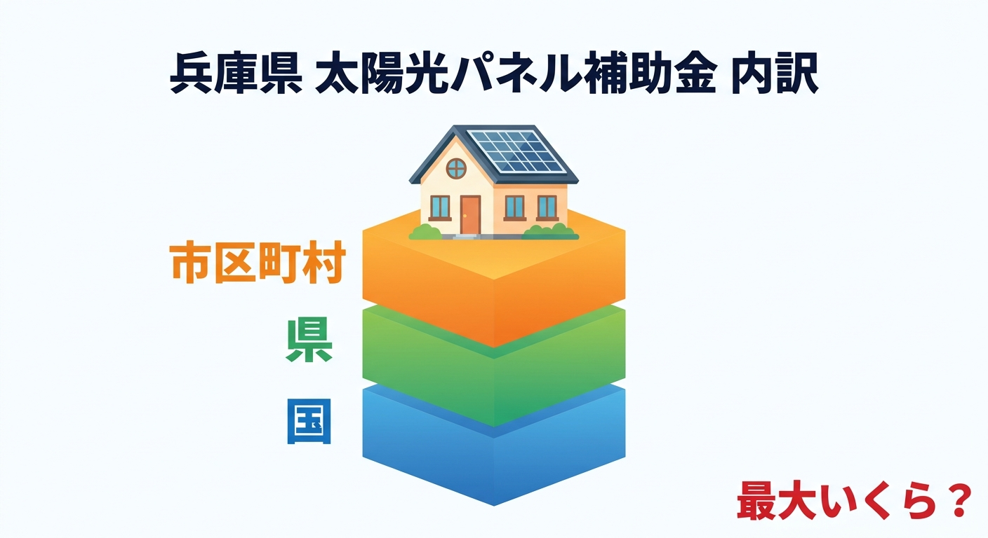 兵庫県 太陽光パネル補助金2026|申請方法・条件・金額まとめ