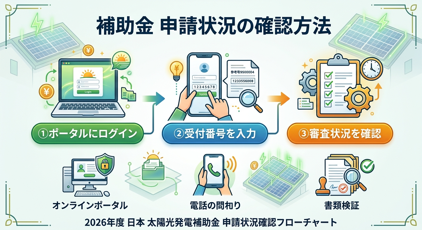 太陽光発電 補助金の申請状況2026|審査の進捗確認方法・予算残枠・終了時期を徹底解説